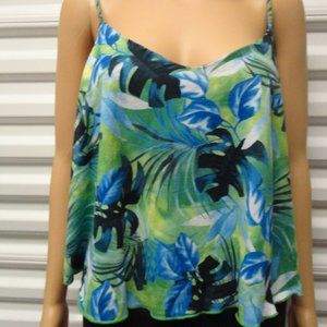 Wet Seal 80's Top Cropped Multicolored Size L NWT SKU 000095